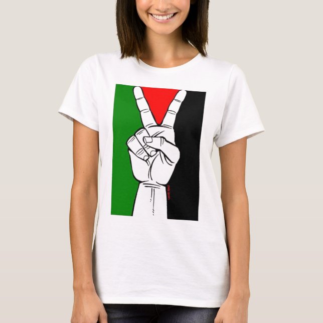 T-shirt libre de la Palestine (pour des femmes) (Devant)