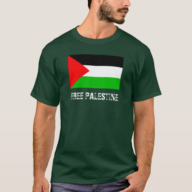 T-shirt libre de prime de la Palestine (Devant)