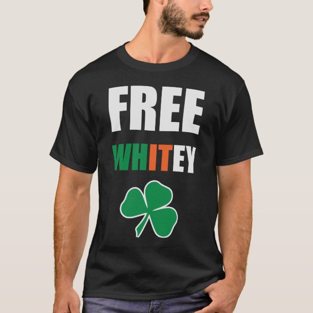 T-shirt libre de shamrock de Whitey Bulger (Devant)