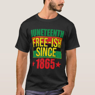 T-shirt Libre depuis 1865 Histoire noire afro-américaine