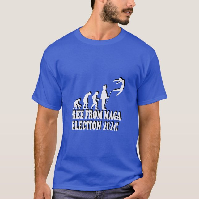 T-SHIRT LIBRE DES ÉLECTIONS DE MAGA 2024 (Devant)