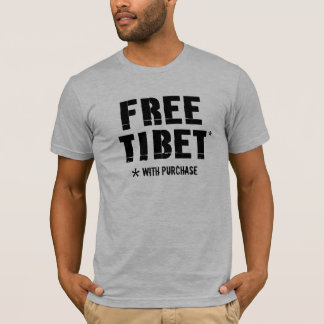 T-shirt libre du Thibet (avec l'achat)