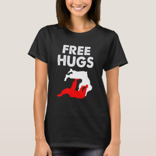 T-shirt Libre Hugues Brésiliens jiu jitsu Hommes Femmes Ji