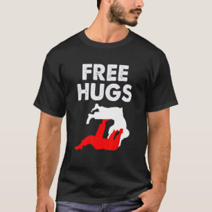 T-shirt Libre Hugues Brésiliens jiu jitsu Hommes Femmes Ji