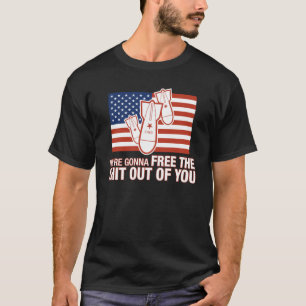 T-shirt libre-logo-noir