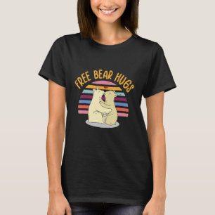 T-shirt Libre Ours Hugs Cute Little Ours Panda Animal Wil