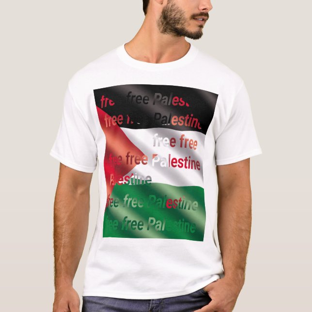 T-shirt libre Palestine (Devant)