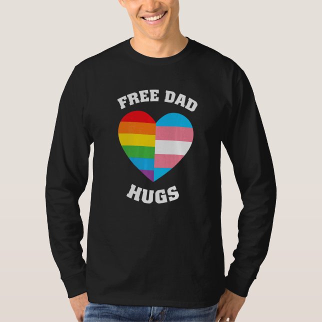T-shirt Libre Papa Encarde Fierté Lgbt (Devant)