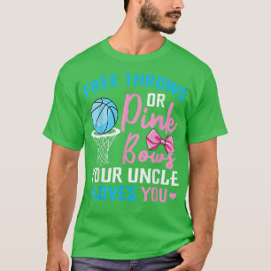 T-shirt Libre Throws ou Rose Bows Oncle vous aime Genre Re