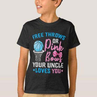 T-shirt Libre Throws ou Rose Bows Oncle vous aime Genre Re