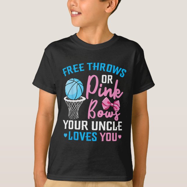 T-shirt Libre Throws ou Rose Bows Oncle vous aime Genre Re (Devant)