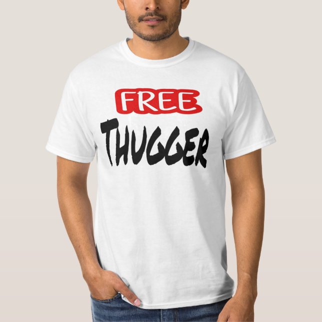 T-shirt Libre Thug vintage (Devant)