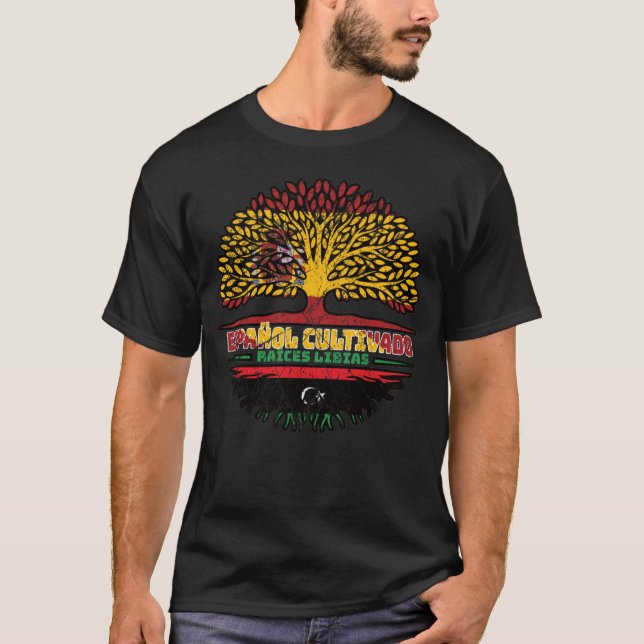 T-shirt Libye Espagne Espagne Espagne Espagne Espagne Drap (Devant)