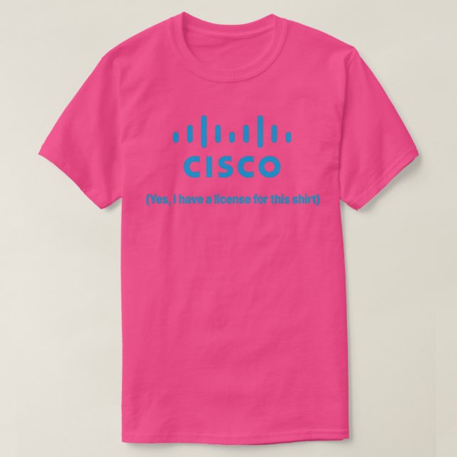 T-shirt Licence Cisco (Design devant)