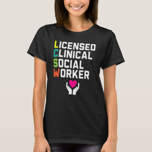T-shirt Licence Clinique Social Travailleur Profession Soc