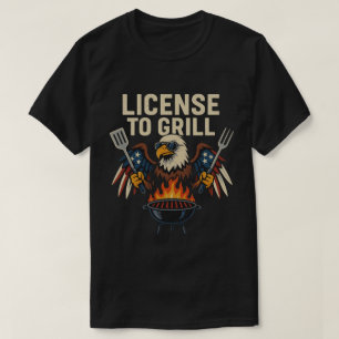 T-shirt Licence de Grill - American Edition