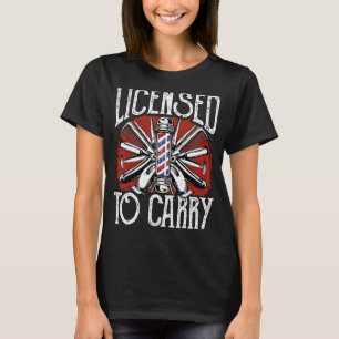 T-shirt Licence de transport - Drôle coiffeur