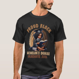 T-shirt Licence dont une Reine Noire fière avec une Licenc
