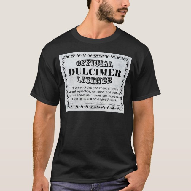 T-shirt Licence Dulcimer (Devant)