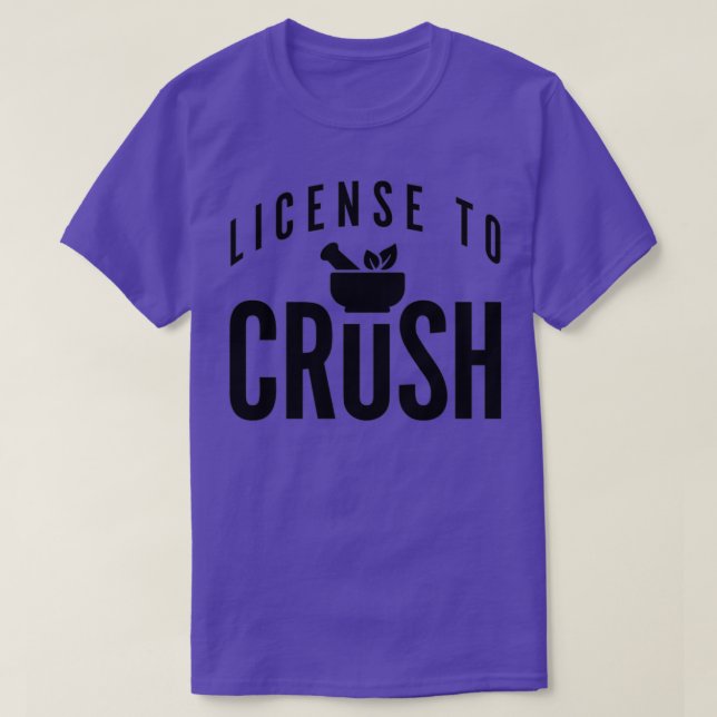 T-shirt Licence pour écraser 1 (Design devant)