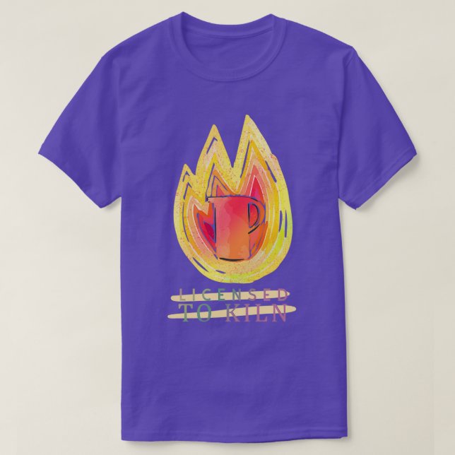 T-shirt Licence pour tuer la poterie 1 (Design devant)