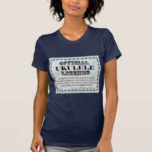 T-shirt Licence Ukulele
