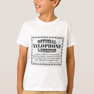 T-shirt Licence Xylophone