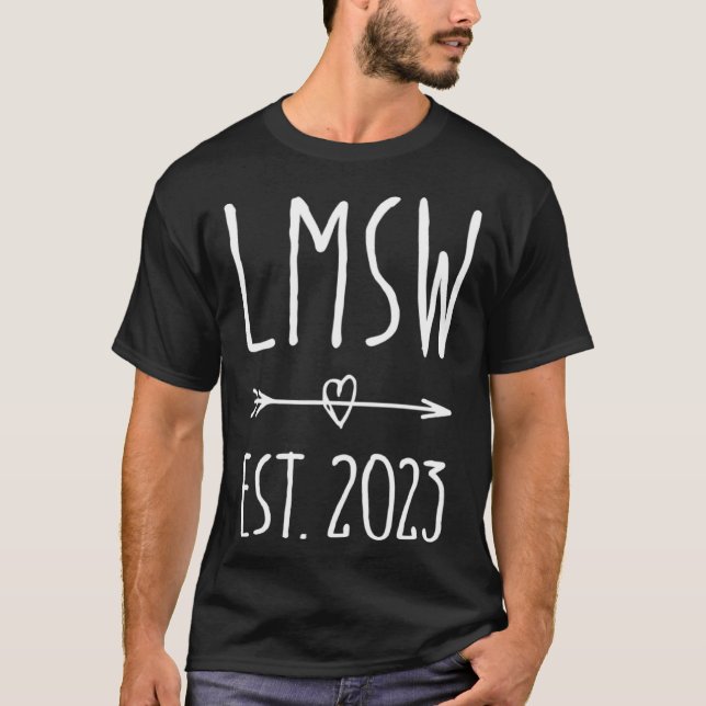 T-shirt Licensed Master Social Work Grad LMSW Graduation 2 (Devant)