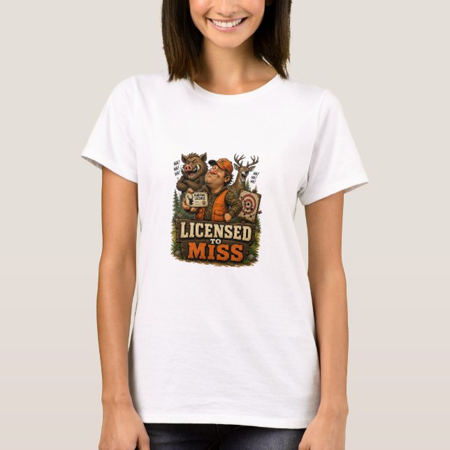 T-shirt Licensed To Miss (Devant)