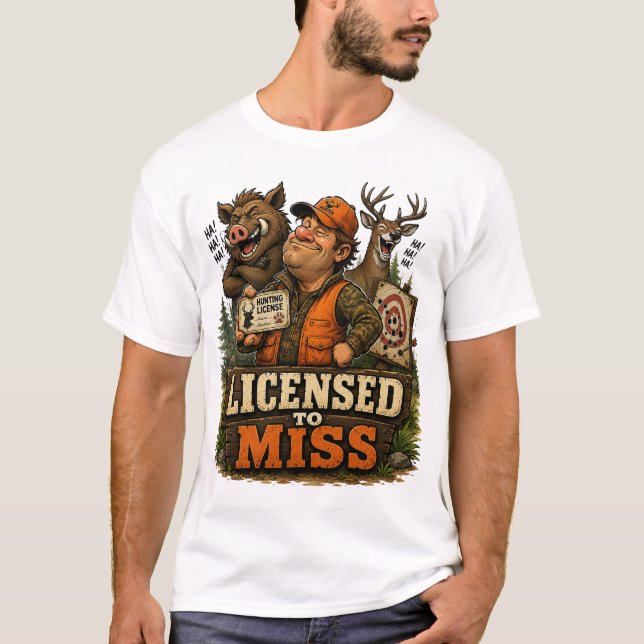 T-shirt Licensed To Miss (Devant)