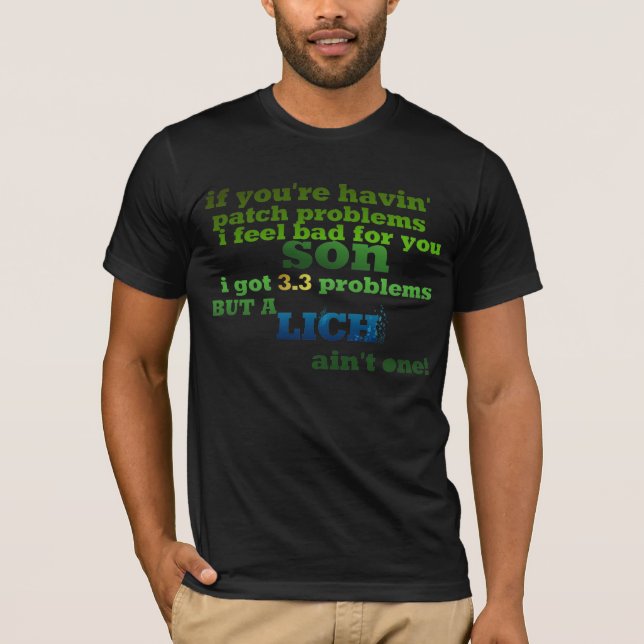 T-shirt Lich n'est pas un (Devant)