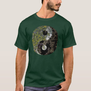T-shirt lichen de yang de yin