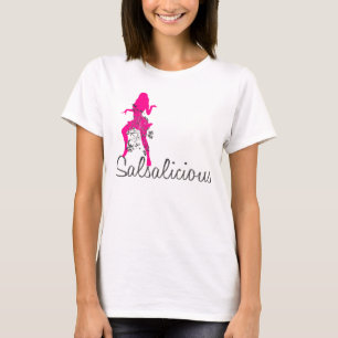 T-shirt licious de SALSA avec une fille de danse
