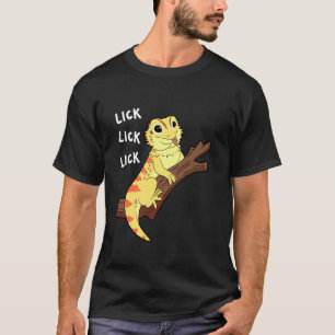T-shirt Lick Lick Lick Lick Lear Dragon Lizard Reptile Pet