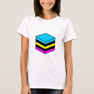 T-shirt Licorice All Sort - Bleu, Jaune, Magenta & Noir