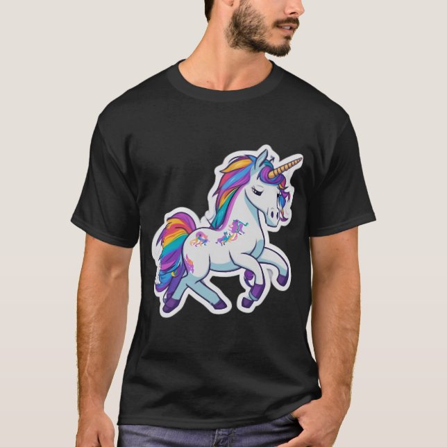 T-shirt licorne (Devant)