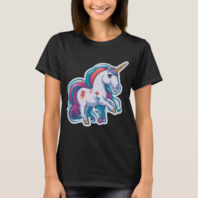 T-shirt licorne (Devant)