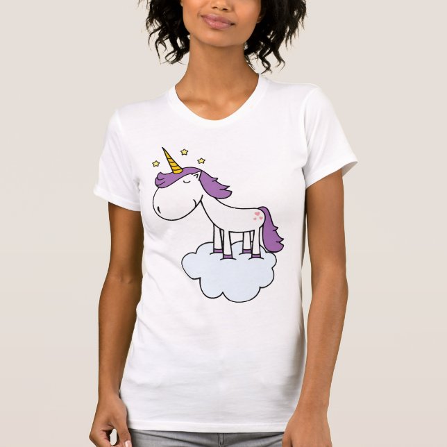 T-shirt licorne adorable (Devant)