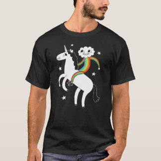 T-shirt Licorne Arc-en-ciel Garçon fille