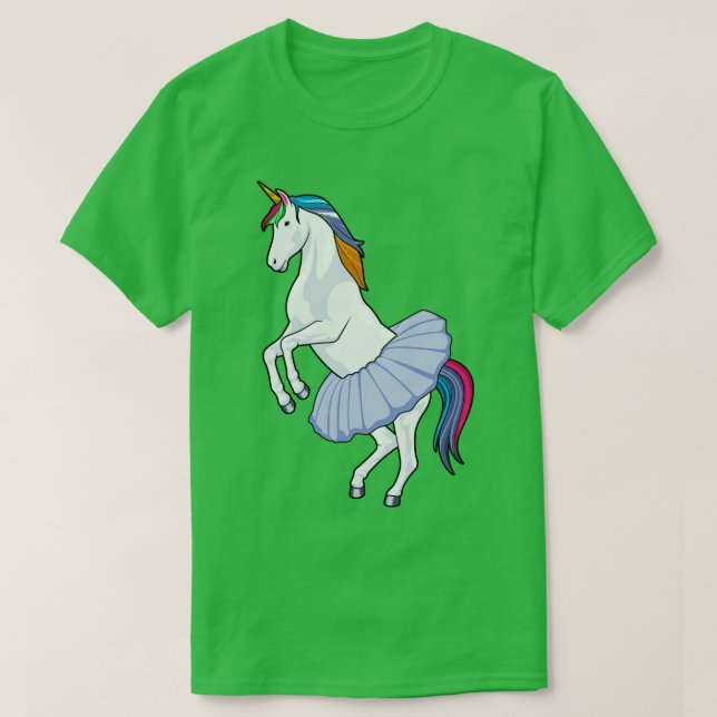 T-shirt Licorne au ballet avec jupe (Design devant)