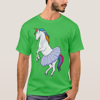 T-shirt Licorne au ballet avec jupe