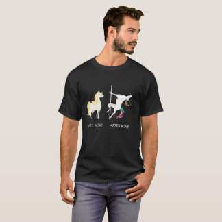 T-shirt Licorne avant vin après vin