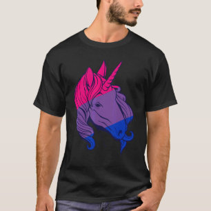 T-shirt Licorne Bisexuel Bi Fierté Drapeau Bisexuel Lgbtq