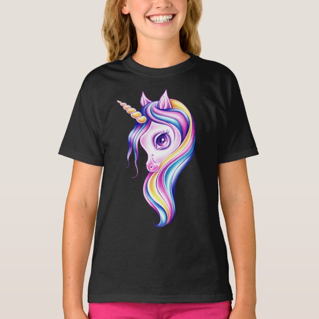 T-shirt Licorne Candy Pop (Devant)