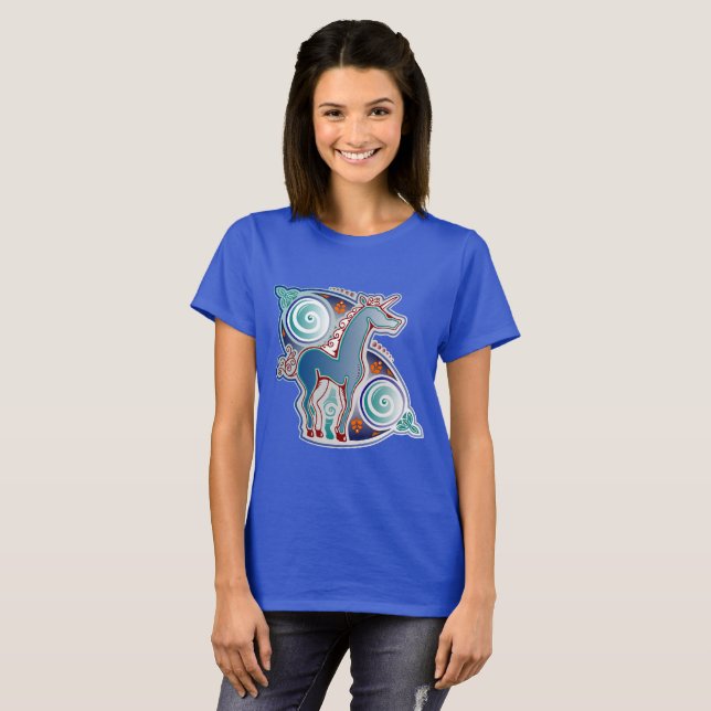 T-shirt Licorne celtique (Devant entier)