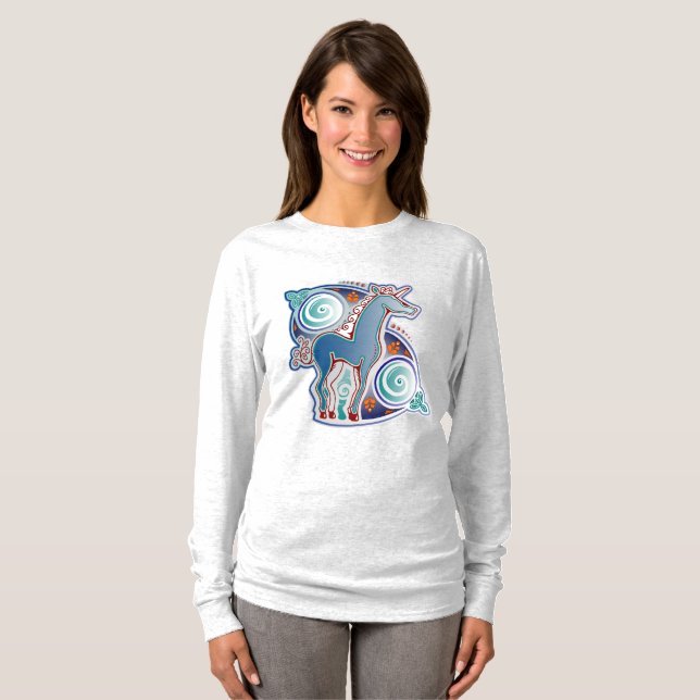 T-shirt Licorne celtique (Devant entier)