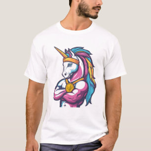 T-shirt Licorne Championne de Sport (1)