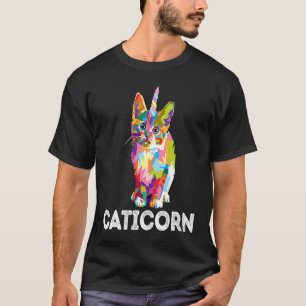 T-shirt Licorne Chat Caticorne Unikitty Kittycorn Meow Fil