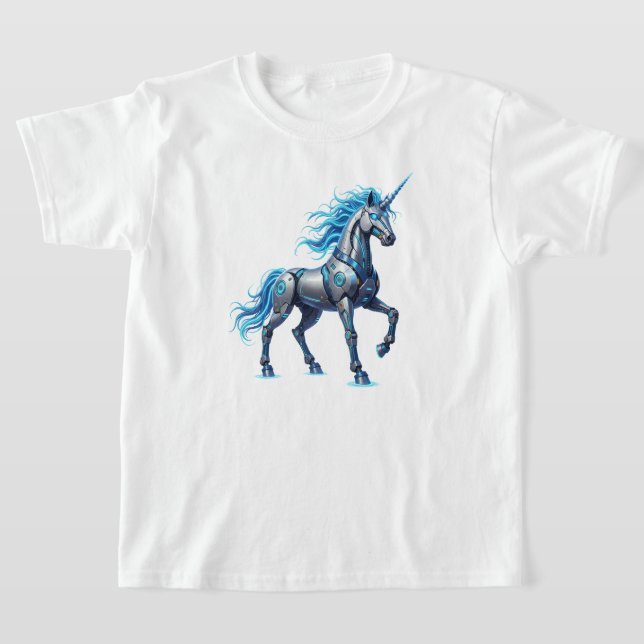 T-shirt Licorne Cybernétique (Poser)
