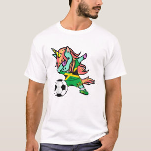 T-shirt Licorne Dab Jamaïque Maillot de Foot Jamaïcain Foo